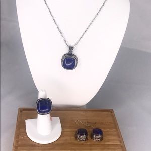Lapis Lazuli Necklace Set